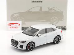 Audi RS Q3 Sportback ano de construção 2019 Branco metálico 1:18 Minichamps