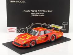 Porsche 935/78 Moby Dick #70 2° DRM Norisring 1981 G. Moretti 1:12 TrueScale