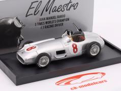 J. M. Fangio Mercedes-Benz W196 #8 Wereldkampioen Nederland GP F1 1955 1:43 Brumm