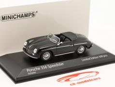 Porsche 356 Speedster ano de construção 1956 Preto 1:43 Minichamps