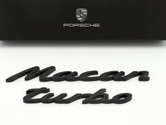 Porsche набор магнитов Macan Turbo черный