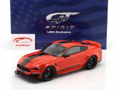 Ford Mustang Shelby Super Snake Год постройки 2021 апельсин / черный 1:18 GT-Spirit