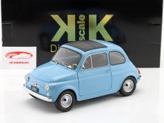 Fiat 500 F ano de construção 1968 Azul claro 1:12 KK-Scale
