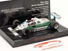 A. Jones Williams FW07B #27 fórmula 1 Campeón mundial 1980 Dirty Version 1:43 Minichamps