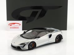 McLaren Artura 建設年 2021 銀 / ブラック 1:18 GT-Spirit