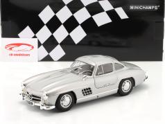 Mercedes-Benz 300 SL (W198) Année de construction 1955 argent 1:18 Minichamps