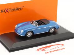 Porsche 356 A Speedster Byggeår 1956 blå metallisk 1:43 Minichamps