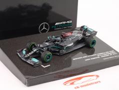 L. Hamilton Mercedes-AMG F1 W12 #44 2位 ハンガリー GP 方式 1 2021 1:43 Minichamps