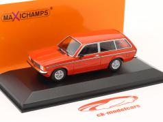 Opel Kadett C Caravan Bouwjaar 1978 Oranje rood 1:43 Minichamps