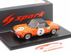 Porsche 914/6 #2 3-й Marathon de la Route Nürburgring 1970 1:43 Spark