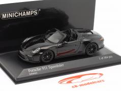 Porsche 911 (991) Speedster 建設年 2019 黒 1:43 Minichamps