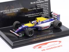 N. Mansell Williams FW14B Dirty Version #5 Fórmula 1 Campeão mundial 1992 1:43 Minichamps