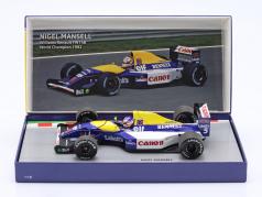 Nigel Mansell Williams FW14B #5 formule 1 Wereldkampioen 1992 1:18 Minichamps