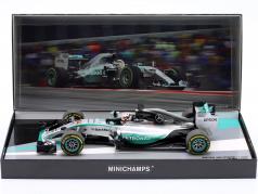 L. Hamilton Mercedes AMG W06 #44 winnaar VS GP formule 1 Wereldkampioen 2015 1:18 Minichamps