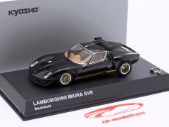 Lamborghini Miura SVR Byggeår 1970 sort / guld 1:43 Kyosho