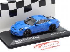 Porsche 911 (992) GT3 2021 sharkblue / negro llantas 1:43 Minichamps