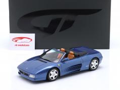 Ferrari 348 GTS Spider ano de construção 1993 Tour de France azul 1:18 GT-Spirit