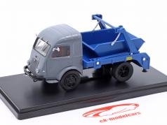 Renault 2,5 tonnellate metriche Camion della spazzatura Anno di costruzione 1956 blu / Grigio 1:43 Hachette
