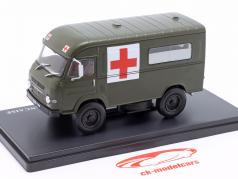 Renault Saviem SG 2 E 4x4 ambulanza esercito Francia 1968 verde 1:43 Hachette