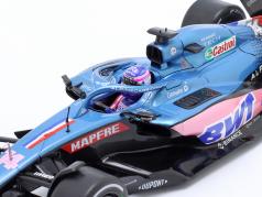 Fernando Alonso Alpine A522 #14 7º Monaco GP Fórmula 1 2022 1:18 Solido