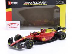 Carlos Sainz Jr. Ferrari F1-75 #55 4-й итальянский GP формула 1 2022 1:18 Bburago