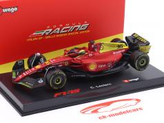 Charles Leclerc Ferrari F1-75 #16 2do italiano GP fórmula 1 2022 1:43 Bburago