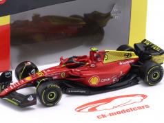 Carlos Sainz Jr. Ferrari F1-75 #55 4-й итальянский GP формула 1 2022 1:43 Bburago