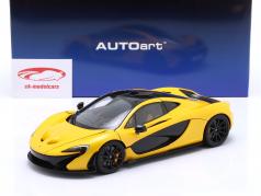 McLaren P1 建設年 2013 火山の黄色 1:18 AUTOart