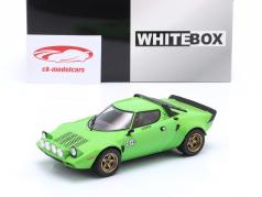 Lancia Stratos HF Год постройки 1975 светло-зеленый 1:24 WhiteBox