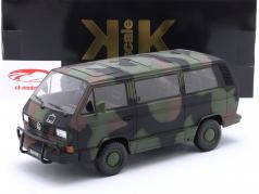 Volkswagen VW T3 Bus Syncro forces armées 1987 camouflage 1:18 KK-Scale