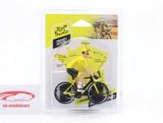 figur cyklist Tour de France gul skjorte 1:18 Solido