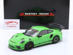 Porsche 911 (991.2) GT3 RS MR Manthey Racing groente 1:18 Minichamps
