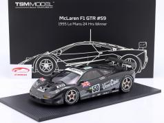 McLaren F1 GTR #59 ganador 24h LeMans 1995 Lehto, Dalmas, Sekiya 1:12 TrueScale