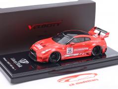 LB-Silhouette Works GT Nissan 35GT-RR Ver.1 #35 rosso 1:18 TrueScale