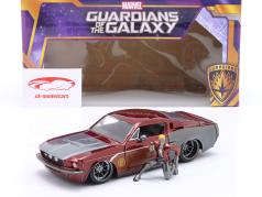Shelby GT-500 avec chiffre Star-Lord Marvel Guardians of the Galaxy 1:24 Jada Toys