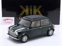 Mini Cooper med soltag mørkegrøn / hvid RHD 1:12 KK-Scale