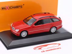 Mercedes-Benz C klasse T model (S203) 2001 rød 1:43 Minichamps