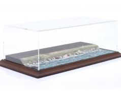 Hoge kwaliteit Acryl Showcase met Diorama grondplaat Murefte - Sea Side 1:43 Atlantic