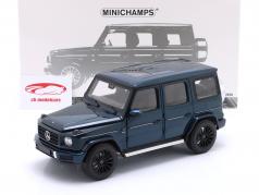 Mercedes-Benz G klasse (W463) Bouwjaar 2020 blauw metalen 1:18 Minichamps