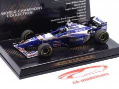 D. Hill Williams FW18 Dirty Version #5 formula 1 World Champion 1996 1:43 Minichamps