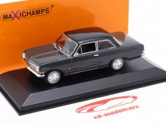 Opel Rekord A ano de construção 1962 cinza escuro / preto 1:43 Minichamps