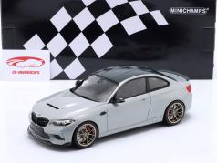 BMW M2 CS (F87) 2020 silber metallic / goldene Felgen 1:18 Minichamps