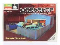 workshop garage diorama set 1:64 Sjo-Cal