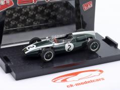 Bruce McLaren Cooper T53 #2 britisk GP formel 1 1960 1:43 Brumm