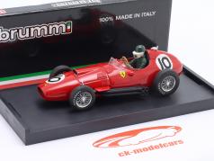 M. Hawthorn Ferrari 801 #10 3ro británico GP fórmula 1 1957 con figura del conductor 1:43 Brumm