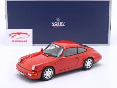Porsche 911 (964) Carrera 2 Год постройки 1990 красный 1:18 Norev