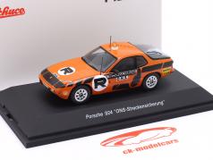Porsche 924 ONS-Streckensicherung orange / schwarz 1:43 Schuco
