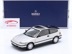 Honda CRX 建設年 1990 銀 1:18 Norev