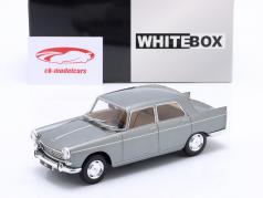 Peugeot 404 Année de construction 1960 Gris métallique 1:24 WhiteBox