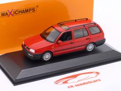 Volkswagen VW Golf III Variant 建设年份 1997 红色的 1:43 Minichamps